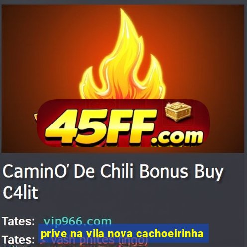 prive na vila nova cachoeirinha
